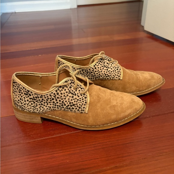 Vanessa Wu Leopard Oxfords - Picture 4 of 7